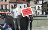 „Wszystkim ust nie zamkniecie!” - protest KOD-u w Skoczowie