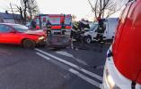 Wypadek na skrzyżowaniu Stawowej i Bielskiej