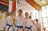 Marta Pastwa, Sara Karwot, Ewa Kołder na podium 18. Turnieju Karate