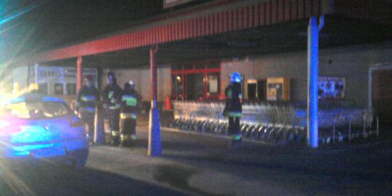 Cieszyn: Pożar w supermarkecie Kaufland 