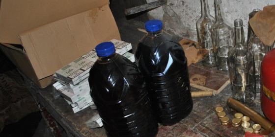 Cieszyńska policja skonfiskowała nielegalny alkohol i tytoń