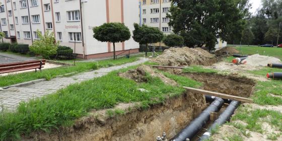 Przebudowa sieci cieplnych w Cieszynie wraz z budową przyłączy i węzłów ciepłowniczych