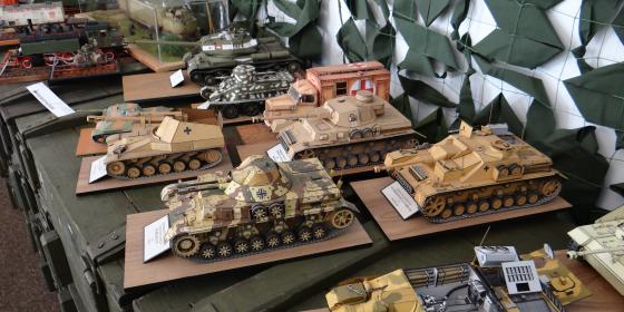 Wystawa modeli o wiodącej tematyce wojskowej