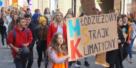 Cieszyńska młodzież w obronie klimatu