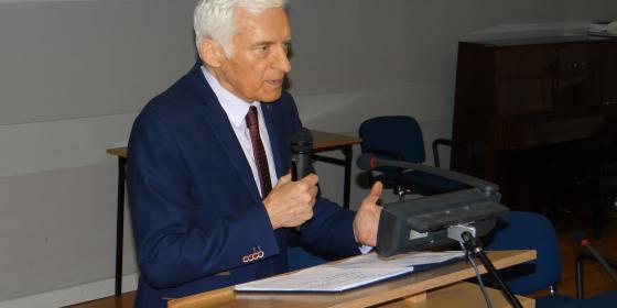 Profesor Jerzy Buzek w Cieszynie