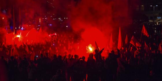 Polscy nacjonaliści zdemolowali stolicę i patriotyzm