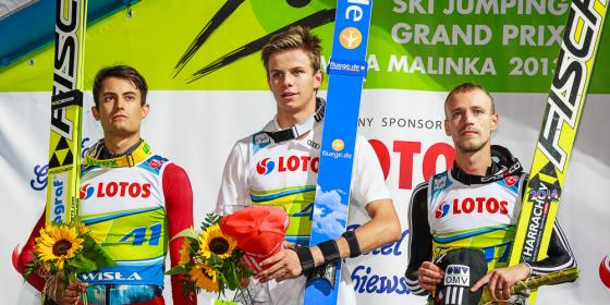 FIS Grand Prix Wisła 2013: Drużynowo jesteśmy najlepsi. Indywidualnie wygrywa Andreas Wellinger. Maciej Kot drugi.  