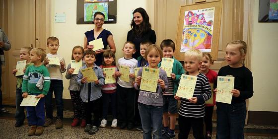 "Słoneczne Przedszkole" czyli niezwykła wystawa prac przedszkolaków z Bażanowic 