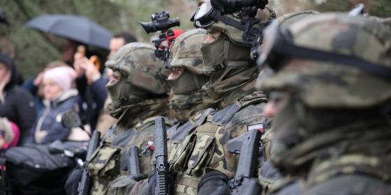 Przysięga wojskowa w 13. Śląskiej Brygadzie Obrony Terytorialnej