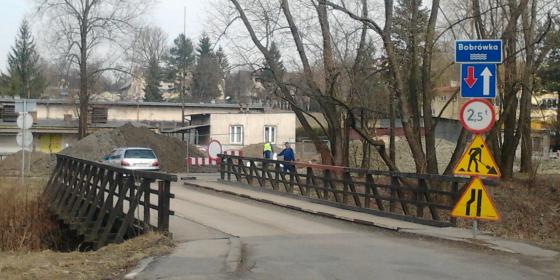 Most na Bobrówce zamknięty do 30 maja