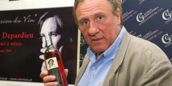 Słynny Depardieu postawi wino