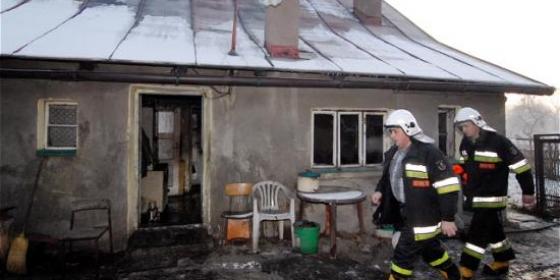 Tragiczny koniec roku: Matka i syn zginęli w pożarze w Kończycach