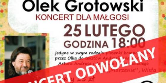Wisła: Koncert Olka Grotowskiego i Małgorzaty Zwierzchowskiej odwołany!