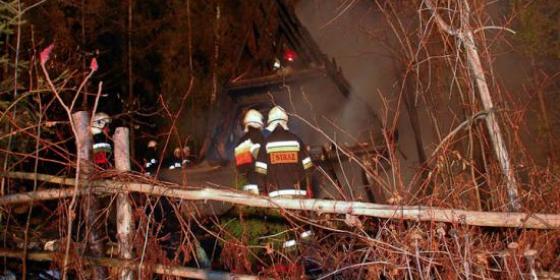 Kolejny pożar: W Brennej spłonął kemping. Nikt nie ucierpiał (zdjęcia)