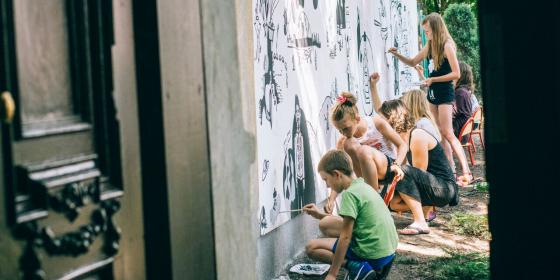 Cieszyn: Mural autorstwa dzieci początkiem większej akcji