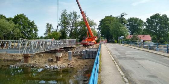 Remont mostu w Ochabach zgodnie z planem