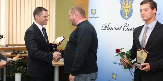 Powiat cieszyński nagrodził sportowców
