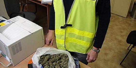 Znaleziono ponad pół kilograma marihuany