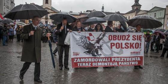 Ulicami Cieszyna przeszedł marsz w obronie Telewizji Trwam