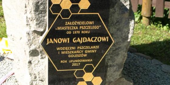 Tablica ku pamięci Jana Gajdacza